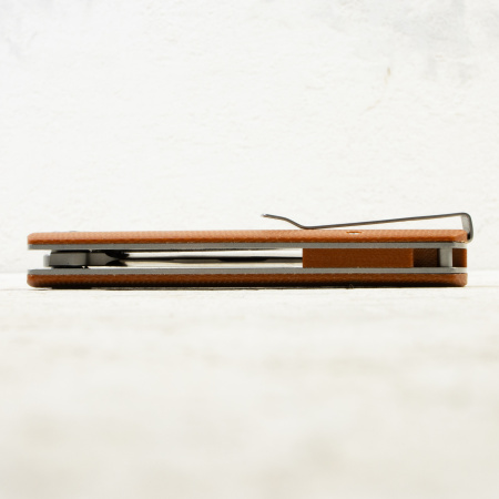 Нож Petrified Fish Beluga, K110, Sandblasting, Micarta Brown Handle, PFP01KMP Нож Petrified Fish Beluga, K110, Sandblasting, Micarta Brown Handle, PFP01KMP